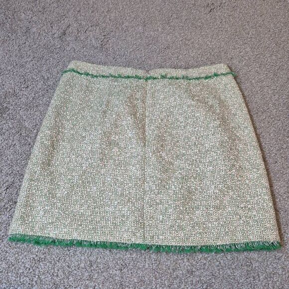 J. Crew Women's Glimmer Tweed Mini Skirt Size 2 - Picture 5 of 7